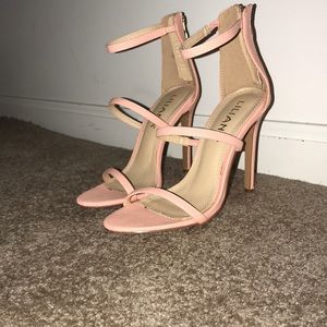 Blush heels